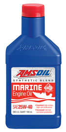 AMSOIL 25W-40 Synthetic Blend Marine Engine Oil